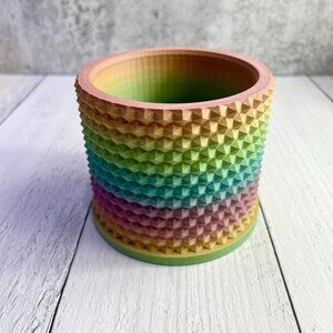 3D Printed Plant Pot - Indoor Pot for Plant - Planter with Drainage